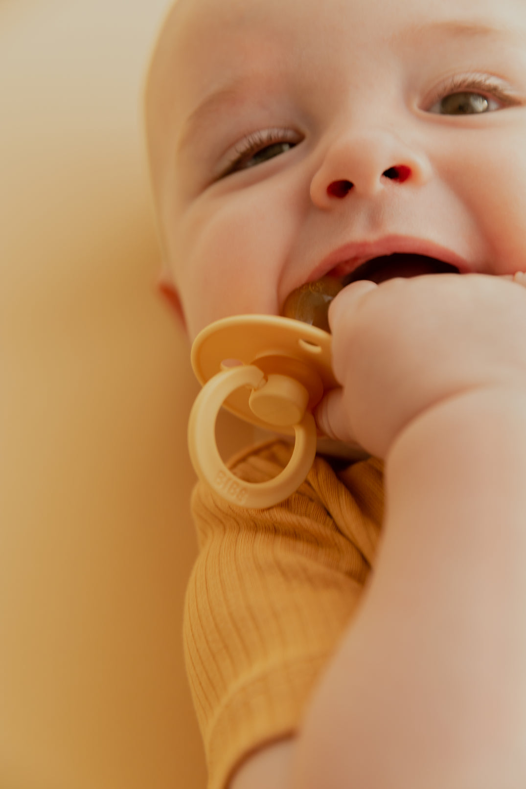 BIBS čiulptukų rinkinys 1 dydis ( 0 - 6 mėn.) Pale Butter/Dusty Pink