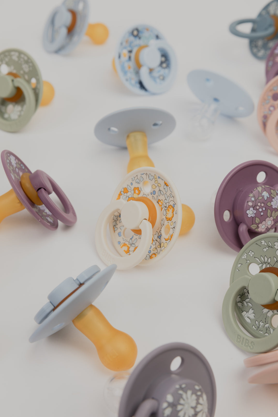 BIBS čiulptukų rinkinys 1 dydis (0 - 6 mėn.) Liberty Eloise Sage Mix