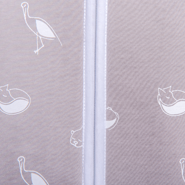 Natulino BabyComfort dvisluoksnis kūdikių miegmaišis (animals grey / white spalva) (1859375530057)