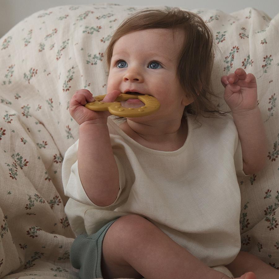 BIBS košļājamā sinepju sirds (Bitie Heart Mustard)