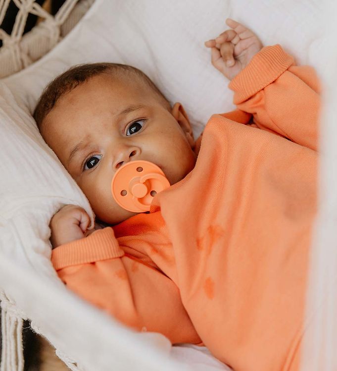 BIBS čiulptukų rinkinys 1 dydis (0 - 6 mėn.) Papaya / Violet Sky