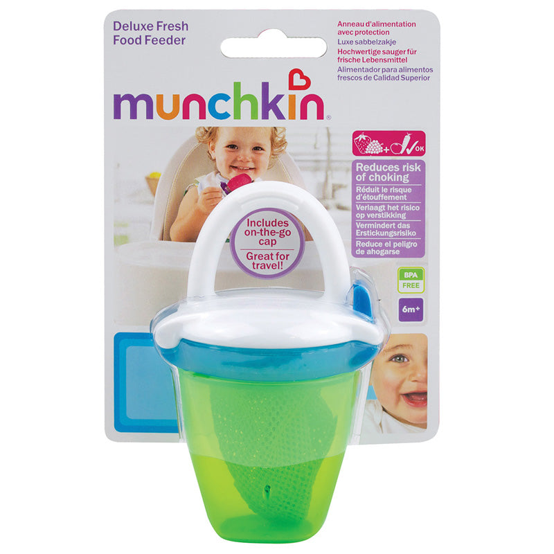 Munchkin šviežio maisto maitintuvas su dangteliu "Deluxe" (2190320140361)