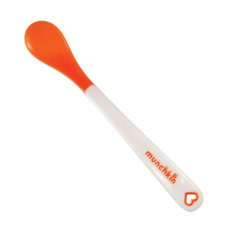 Munchkin šaukštelis su karščio indikatoriumi - reaguoja į karštį (daug spalvų)