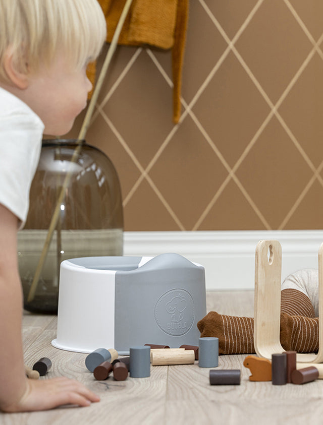 Buubla kokkupandav ööpott koju ja reisile (lumivalge)