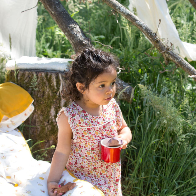 Little Green Radicals Ladybird Days kombinezonas - romperis