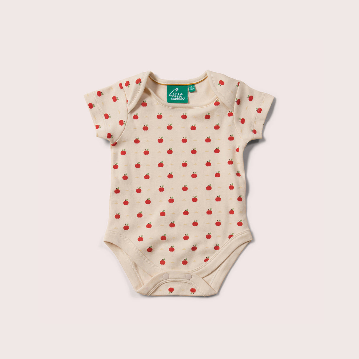 Mazo zaļo radikāļu "Ābols manā acī" organiskās kokvilnas T-krekls