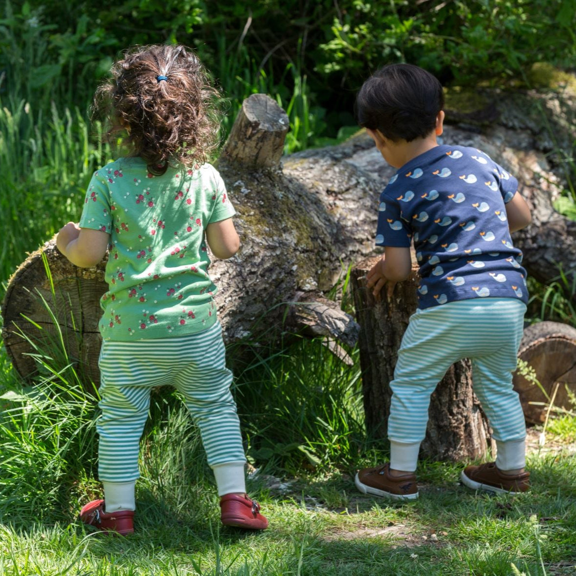 Mazo zaļo radikāļu vaļu dziesmu komplekts (krekls un bikses)