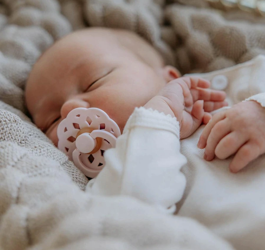 BIBS čiulptukų rinkinys 1 dydis (0 - 6 mėn.) Boheme Pale Butter/Dusty Pink