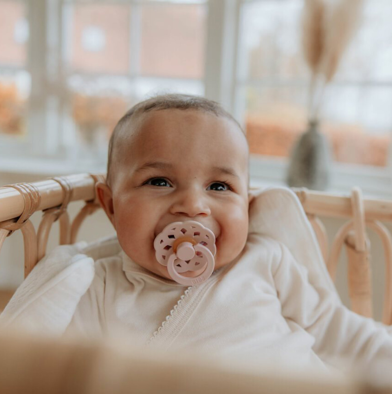 BIBS čiulptukų rinkinys 1 dydis (0 - 6 mėn.) Boheme Pale Butter/Dusty Pink