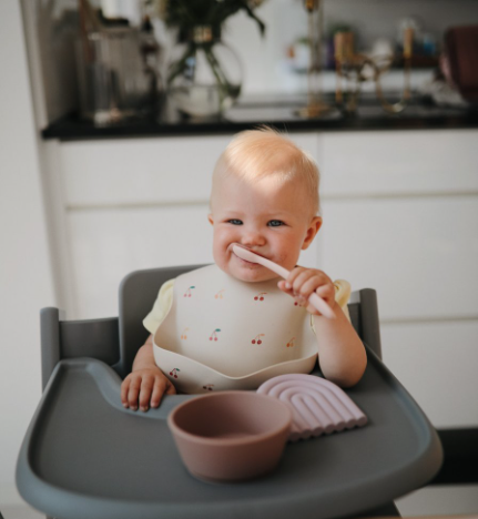 Mushie laste söögiriistade komplekt suitsu