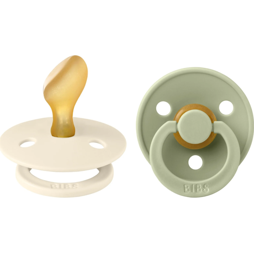 BIBS knupīša komplekts 1. izmērs (0 - 6 mēneši) Anatomical Ivory / Sage