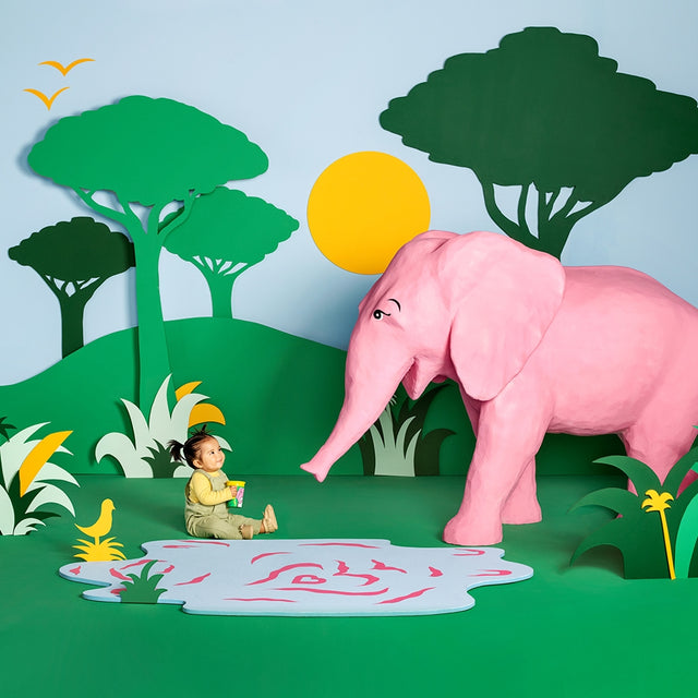 Munchkin mokymosi puodelis - neišsiliejanti gertuvė Miracle 360 (drambliukas) 177 ml (4851372130386)