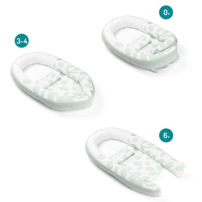 Doomoo beebipesa "Cocoon Leaves Aqua Green"