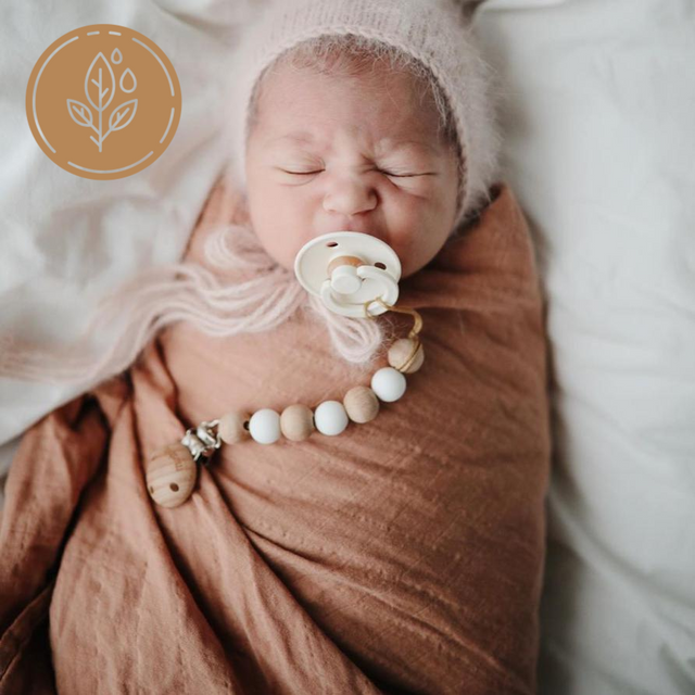 Mushie Organic Cotton Muslīns Autiņš Tawny Birch