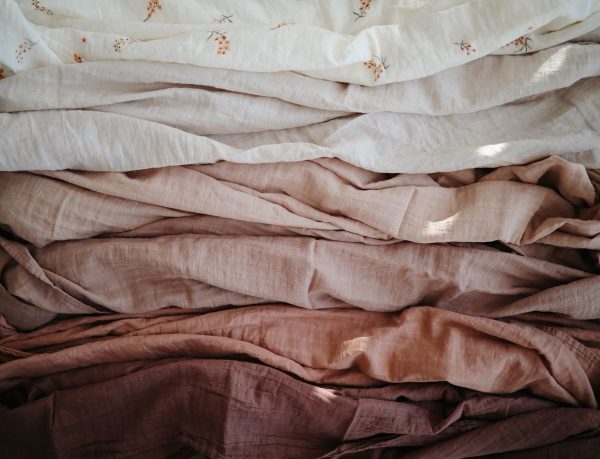 Mushie muslino vystyklas iš organinės medvilnės Tawny Birch