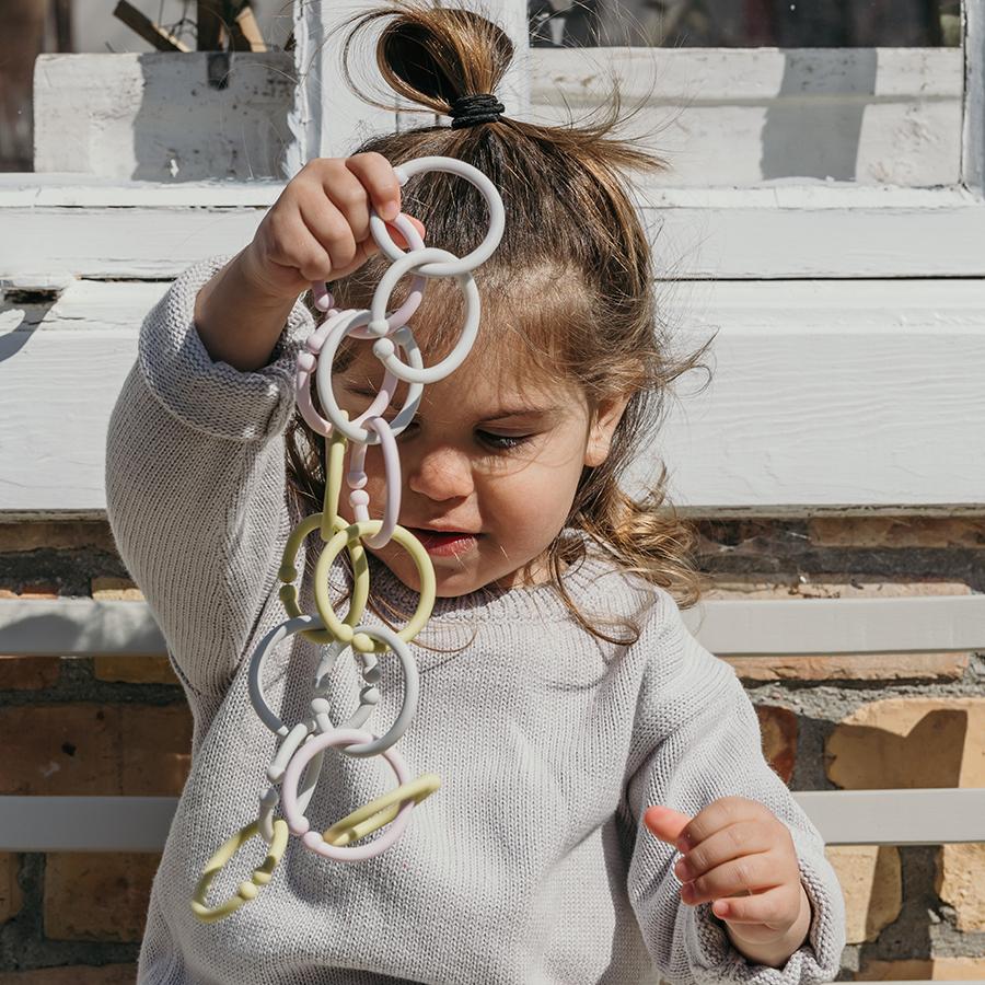 BIBS gredzeni (Loops Baby Blue / Cloud / Petrol)