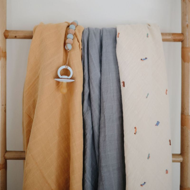 Mushie muslino vystyklas iš organinės medvilnės Tradewinds