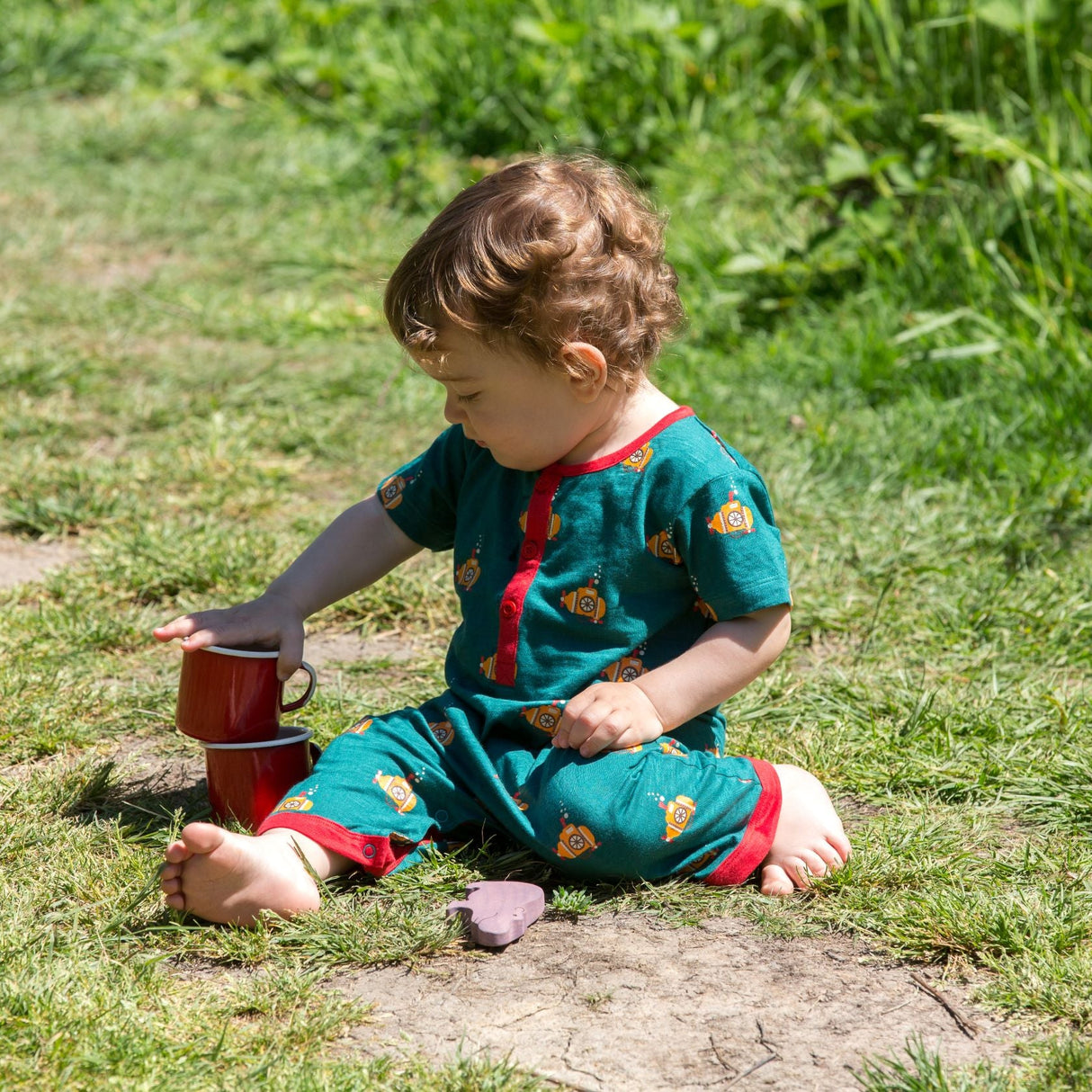 Little Green Radicals Deep Sea Explorer kombinezons - romperis