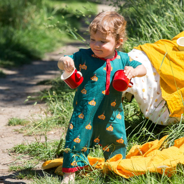 Little Green Radicals Deep Sea Exploreri kombinesoon - romper