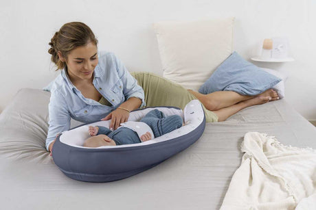 Doomoo beebipesa "Doomoo Cocoon Blue Grey Moon"