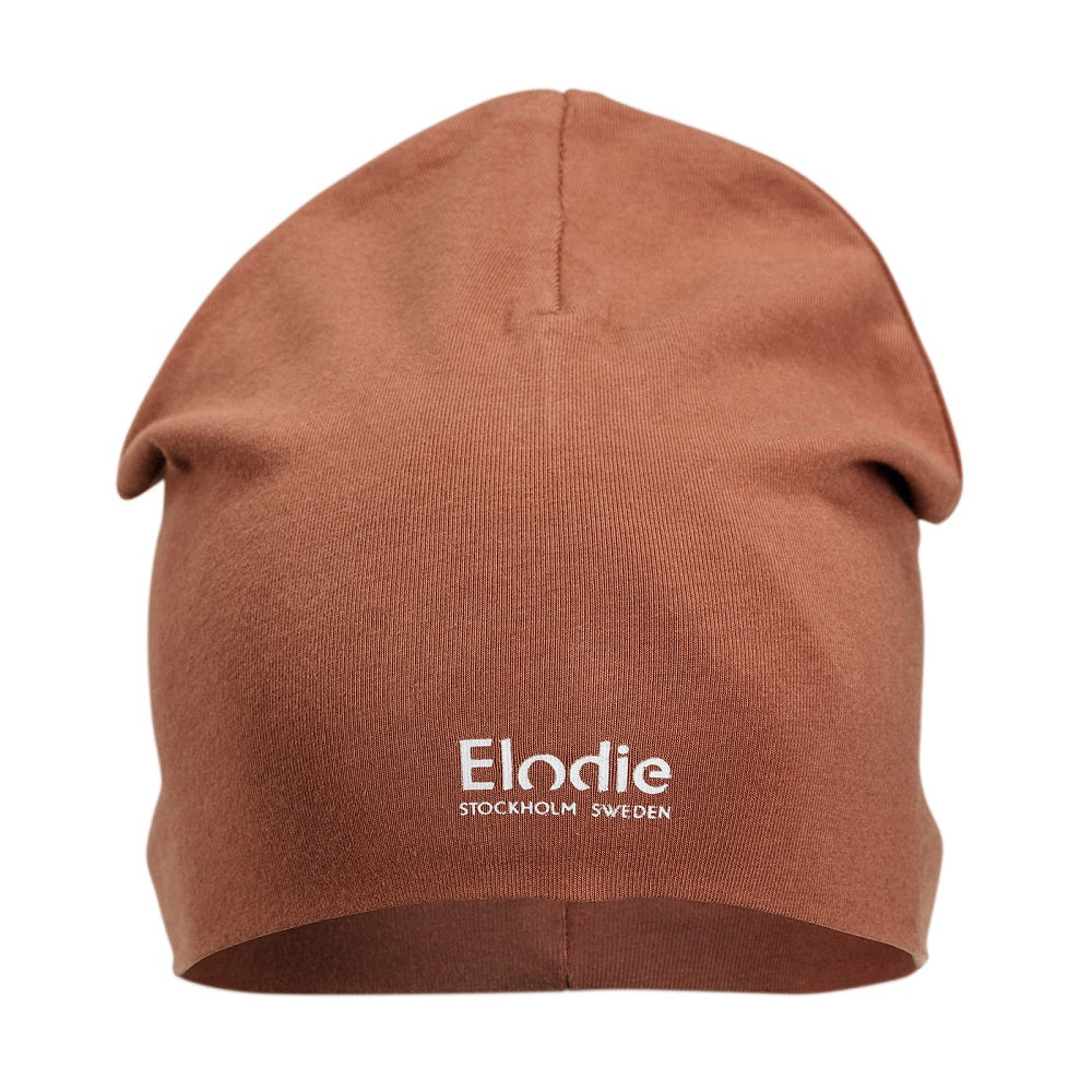 Elodie Details müts Burnt clay (Logo Beanie – Burned Clay)