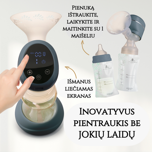 Lola&Lykke® viedais elektriskais krūts sūknis