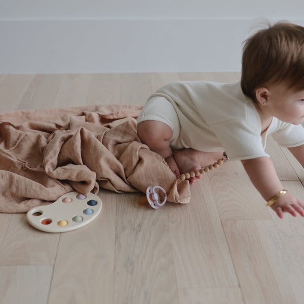 Mushie Organic Cotton Muslīns Autiņš Tawny Birch