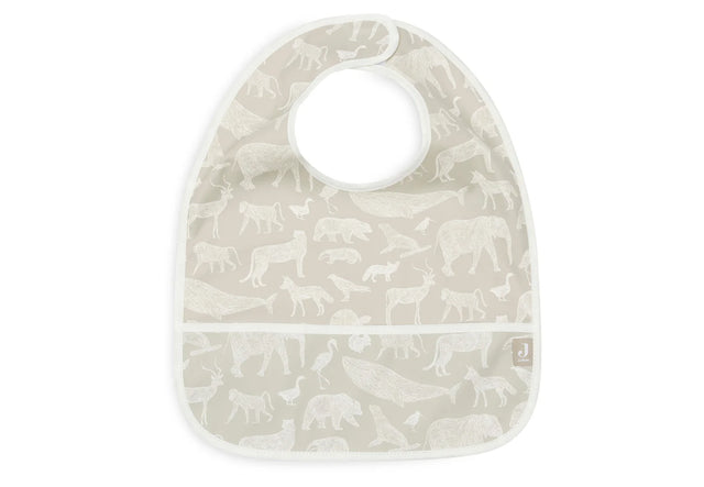 Jollein neperšlampami seilinukai Animals Olive Green, 2 vnt.