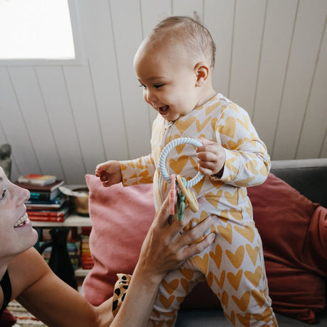 Mushie kramtukas - dantų masažo žiedas (Western)