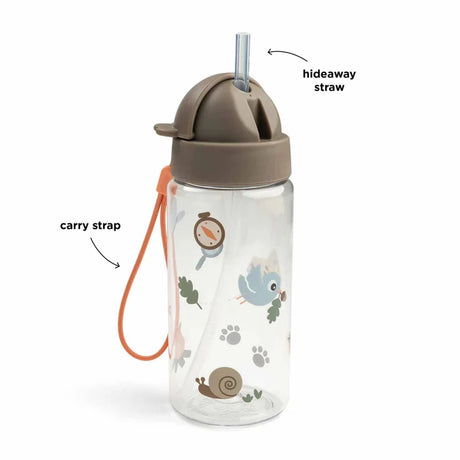 Done by Deer gertuvė su šiaudeliu Tiny Trails Sand, 350 ml