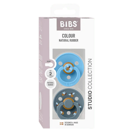 BIBS knupīša komplekts 2. izmērs (6 - 18 mēneši) Sky Blue / Baby Blue 