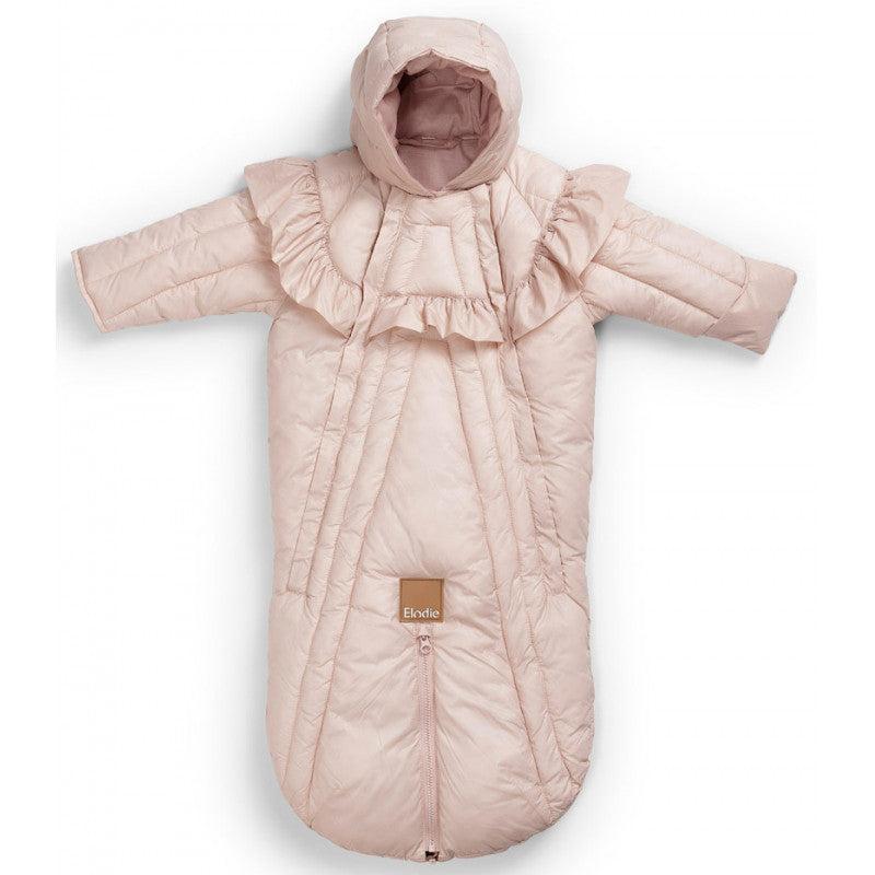 Elodie Details žieminis vokelis - kombinezonas kūdikiui Powder Pink