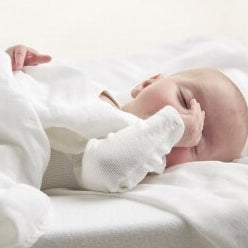 Meyco Baby marlinės (muslino) vystyklų komplektas White, skirtingi dydžiai, 12 vnt.