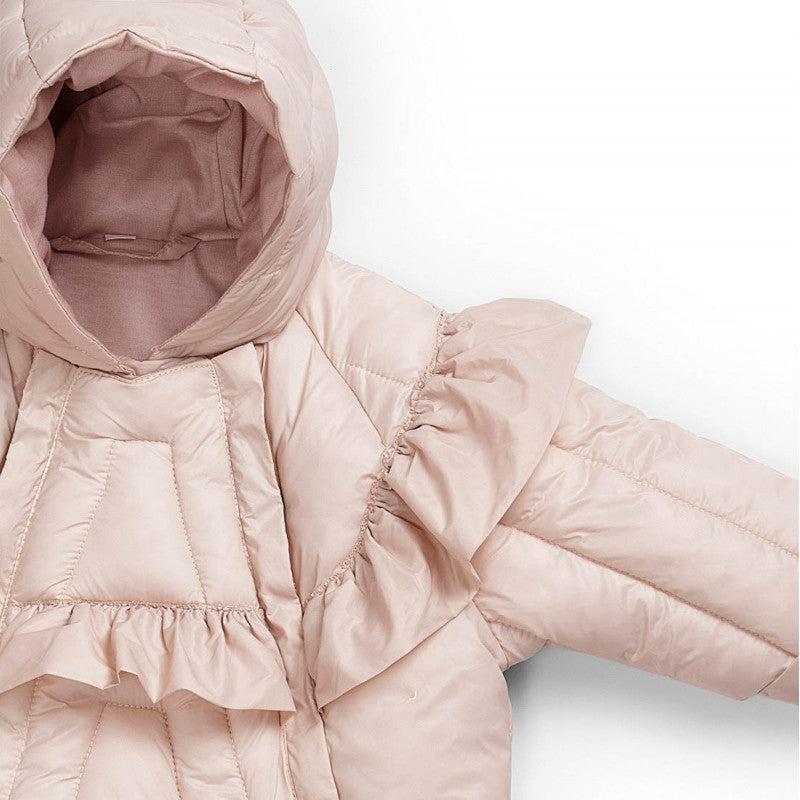 Elodie Details žieminis vokelis - kombinezonas kūdikiui Powder Pink