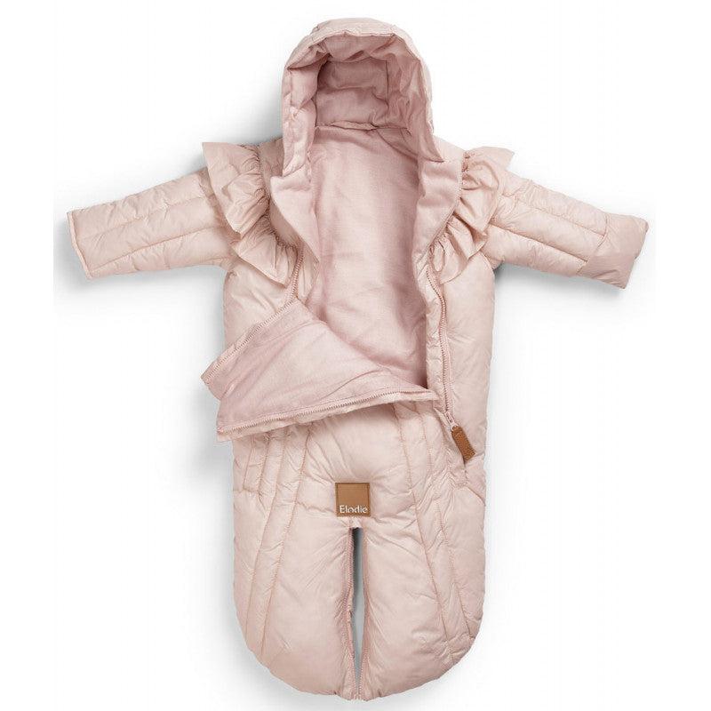 Elodie Details žieminis vokelis - kombinezonas kūdikiui Powder Pink