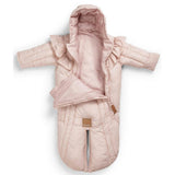 Elodie Details žieminis vokelis - kombinezonas kūdikiui Powder Pink