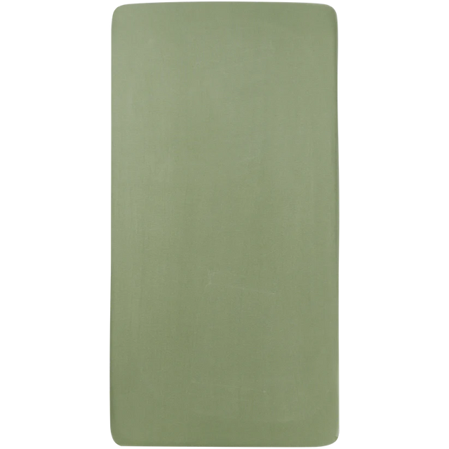Meyco Baby medvilninė jersey paklodė su guma 60 × 120 cm, Olive Green