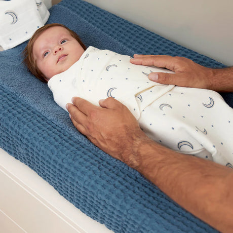 Meyco Baby kūdikio vystymo miegmaišis 0–3 mėn., Moon Indigo – TOG 1.0