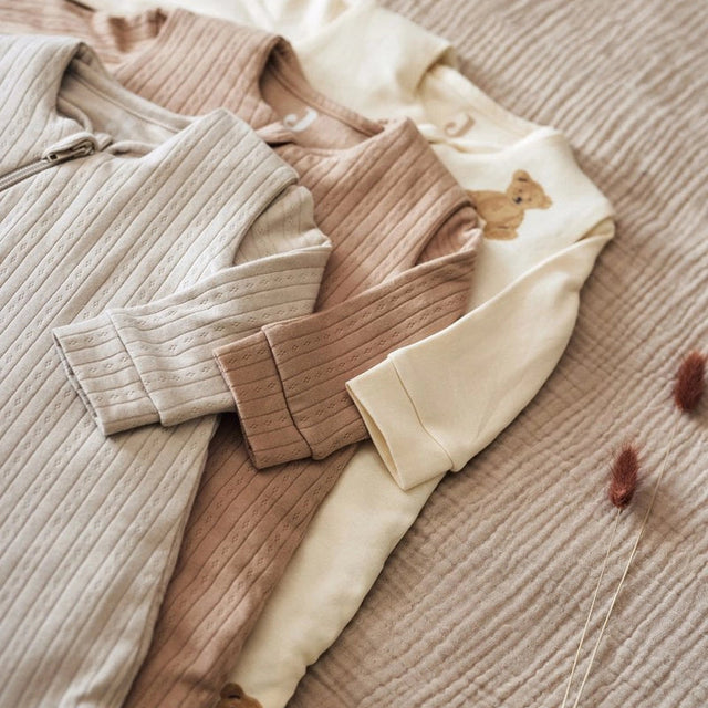 Jollein miegmaišis su nusegamomis rankovėmis 4 seasons Ajour Nougat