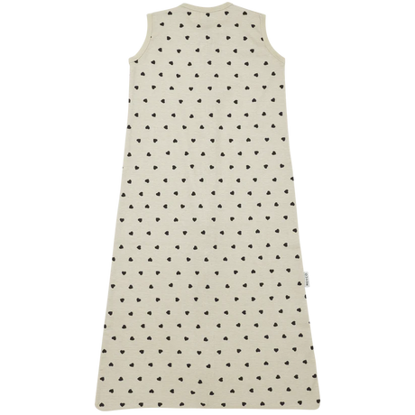 Meyco Baby medvilninis kūdikio miegmaišis Sweet Heart Soft Sand/Black, TOG 0.3