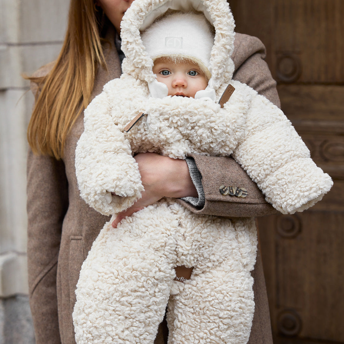 Elodie Details žieminis vokelis - kombinezonas kūdikiui Soft Sherpa