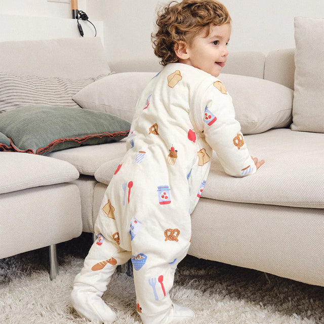 Molis&Co pižama - miegmaišis su rankovėmis, kojytėmis ir atverčiamomis kojinėmis TOG 1  Good morning