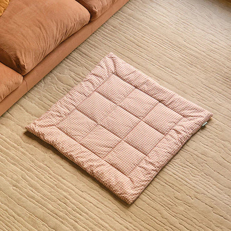 Molis&Co ropojimo kilimėlis kūdikiui su krepšiu 120×120 cm Dusty Rose