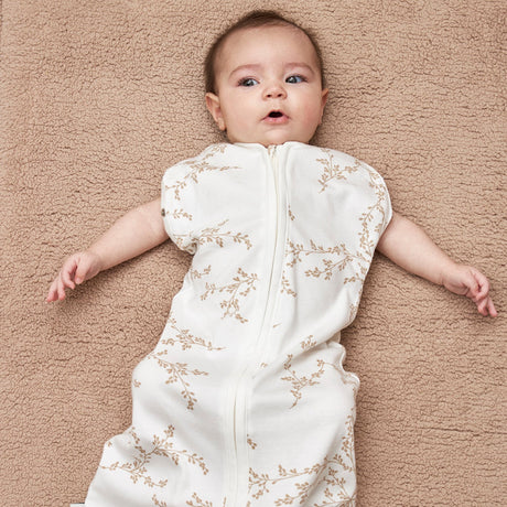 Meyco Baby naujagimio miegmaišis-kokonas Branches Sand, TOG 0.3