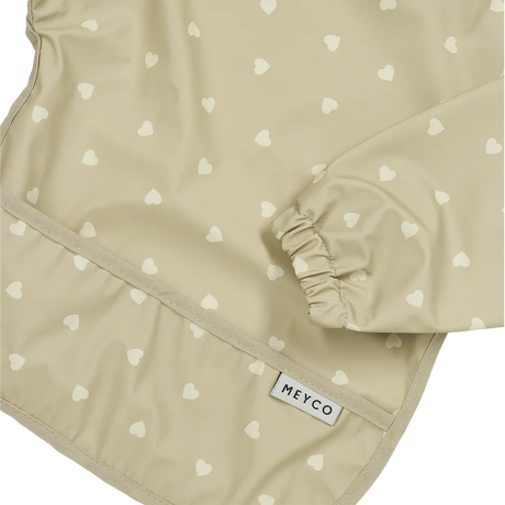 Meyco Baby neperšlampamas seilinukas su rankovėmis 6–24 mėn., Sweet Heart Sand/Soft Sand