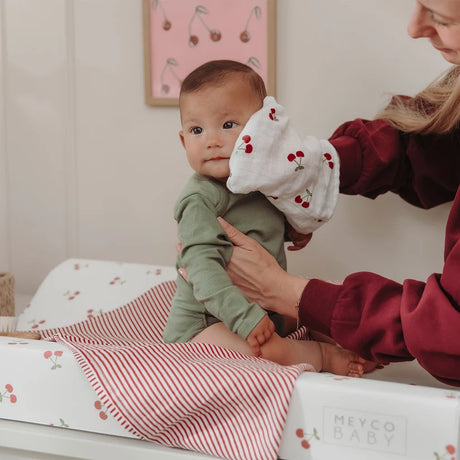 Meyco Baby vystymo lenta Cherry Natural, 50 × 70 cm