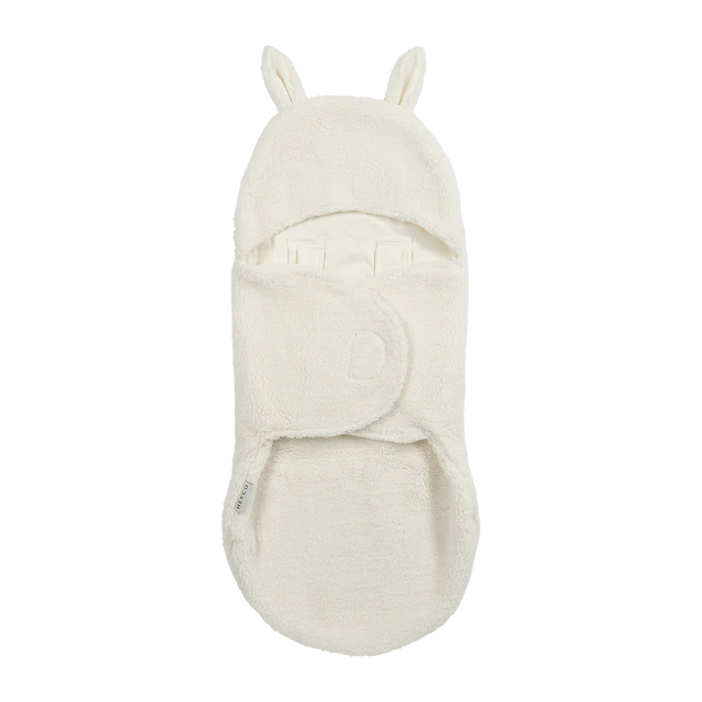 Meyco Baby Teddy automobilinės kėdutės vokelis kūdikiui Rabbit Natural