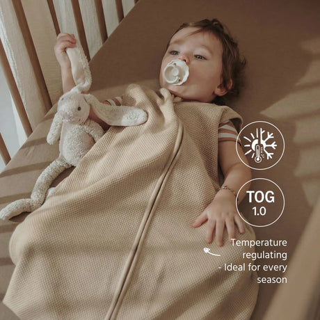 Meyco Baby Studio kūdikio miegmaišis Classic Sand, TOG 1.0