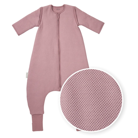 Meyco Baby Studio miegmaišis su kojytėmis, nusegamomis rankovėmis ir atverčiamomis kojinėmis TOG 2.5 Purple Pink