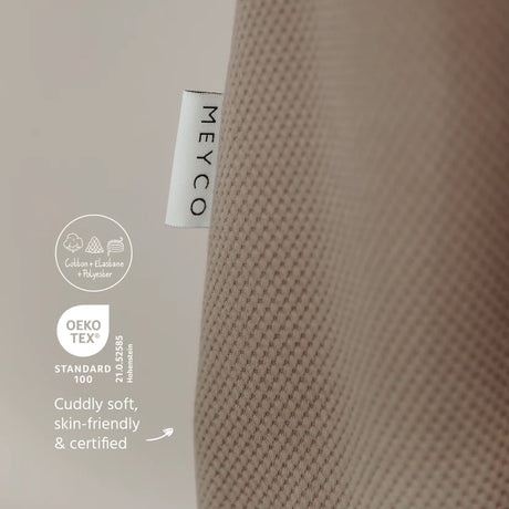 Meyco Baby Studio miegmaišis su kojytėmis, nusegamomis rankovėmis ir atverčiamomis kojinėmis TOG 2.5 Dark Taupe